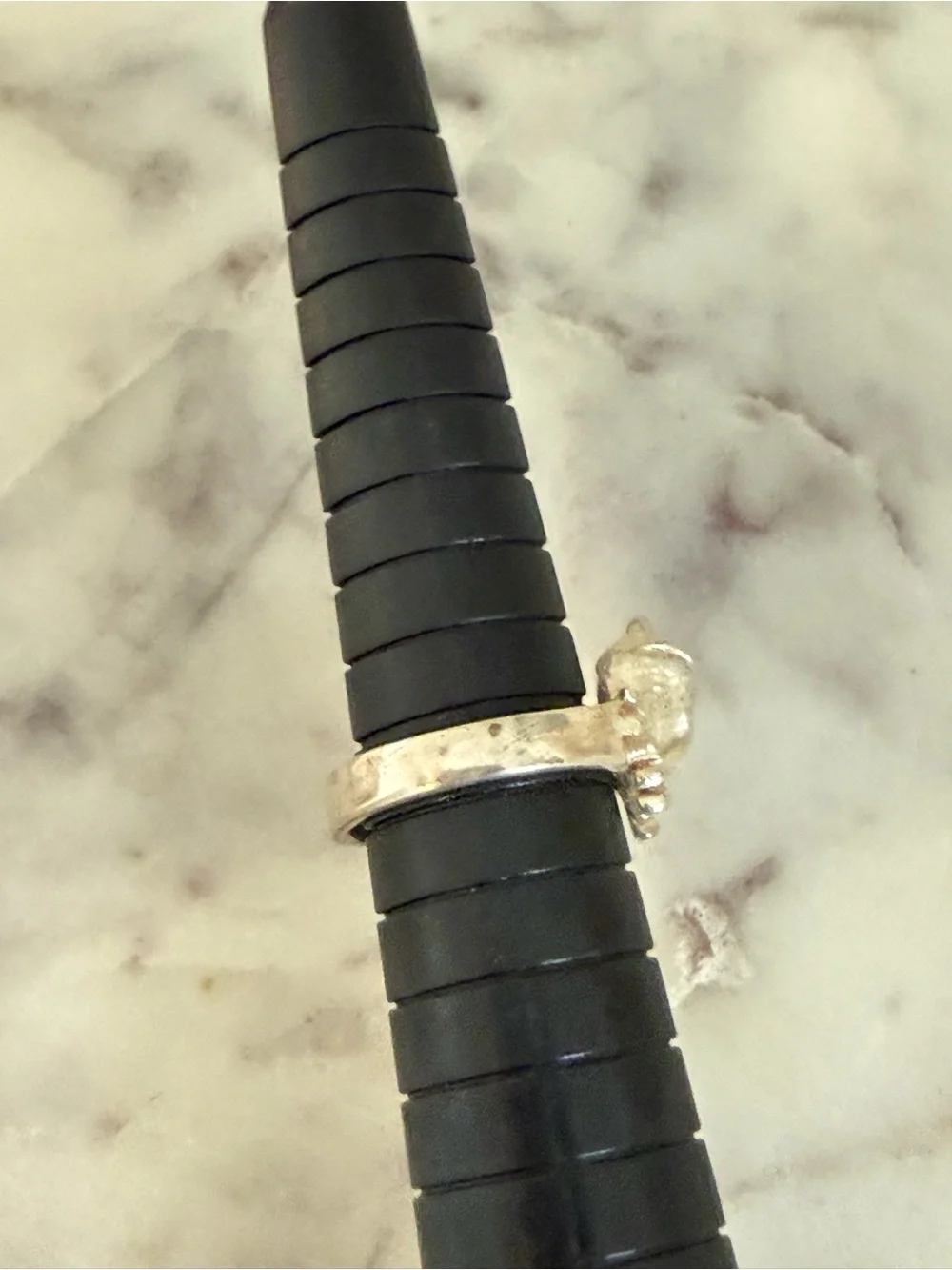 Vintage Sterling Silver Frog Ring